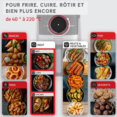 Air Fryer Easy Fry Silence EZ572DF0 – croustillant sans bruit, zéro huile&nbsp;!
