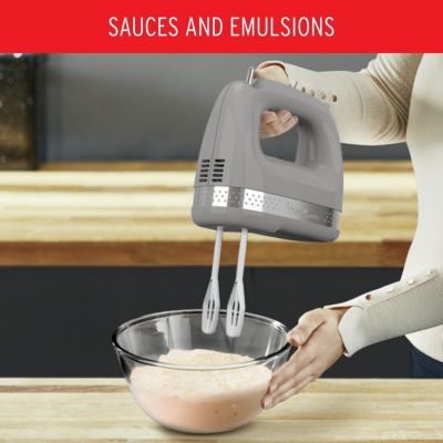 Batteur vintage Soleil Pepper HM211E10 : puissance 200 W, double vitesse, style rétro pour vos créations culinaires