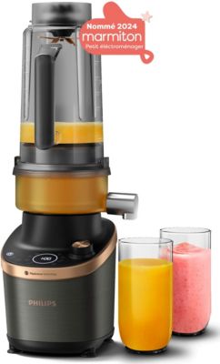 Blender 2‑en‑1 PHILIPS Flip&Juice HR3770/00&nbsp;: puissance, polyvalence et performance.