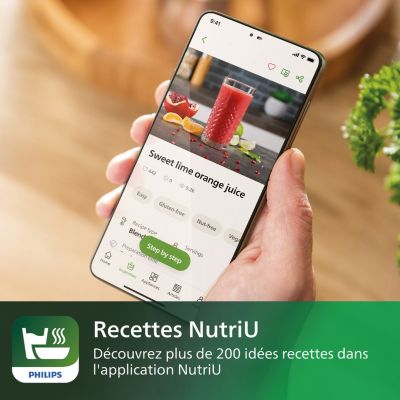 Blender 2‑en‑1 PHILIPS Flip&Juice HR3770/00&nbsp;: puissance, polyvalence et performance.