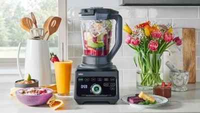 Blender Braun JB9040 : puissance 1 600 W pour smoothies, soupes et plus encore!