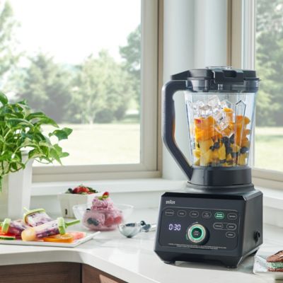 Blender Braun JB9040 : puissance 1 600 W pour smoothies, soupes et plus encore!